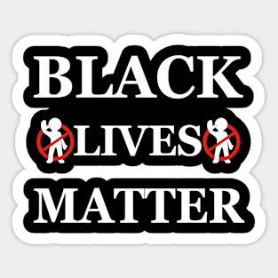 Black lives matter Sticker